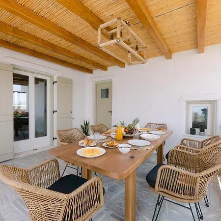 Velonis With Private Pool And Sea View 빌라 Agia Anna (Naxos)